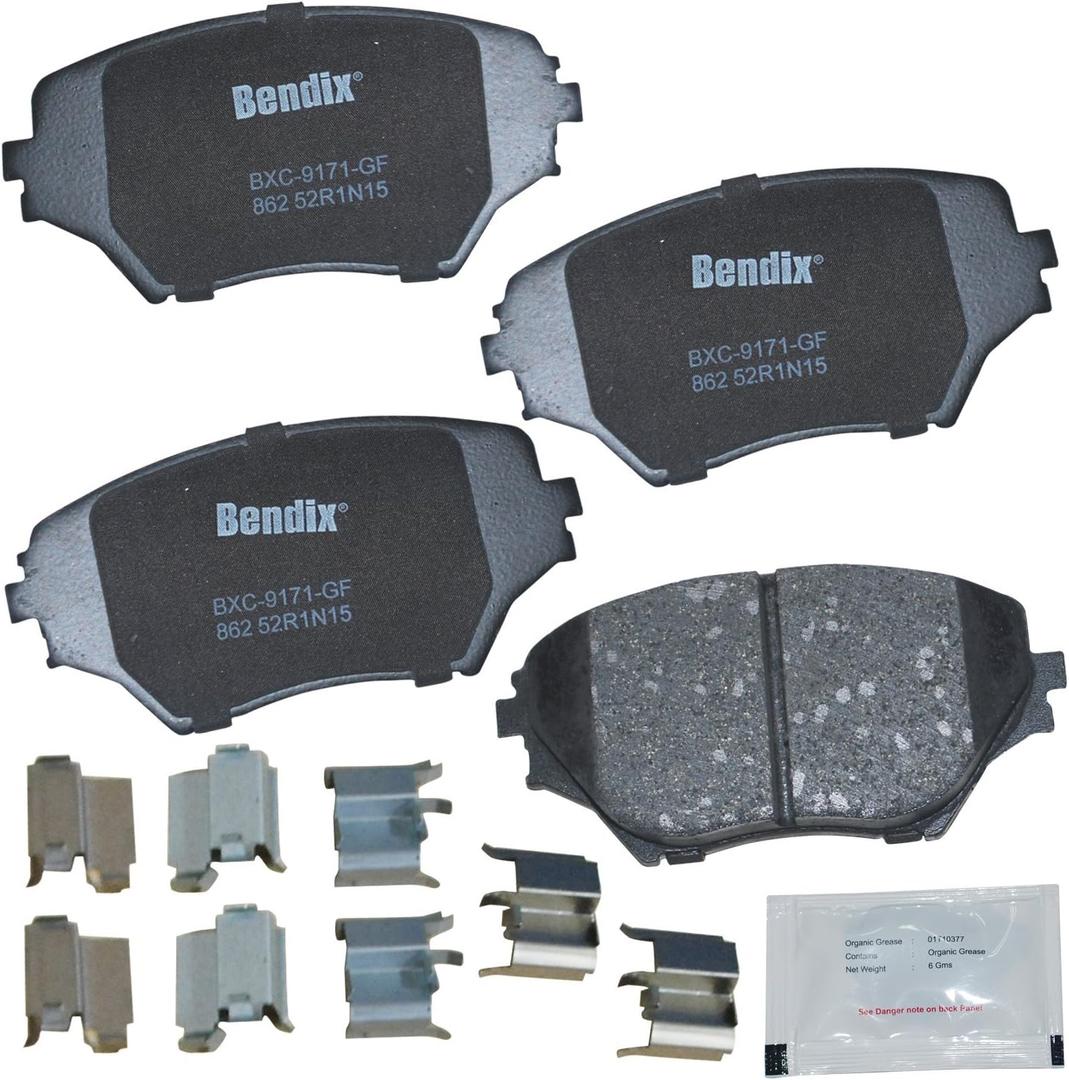 Bendix Priority1 CFC862 Ceramic Front Brake Pads for Toyota RAV4 2005-2001