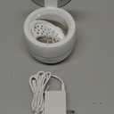 Ultrasonic Retainer Cleaner Machine, Upgraded 45kHz Ultrasonic Jewelry Cleaner for Ring, Aligner, Nightguard, Mouth Guard, Toothbrush Heads, Dental Cleaning Pod with 4 Lights (200ML)