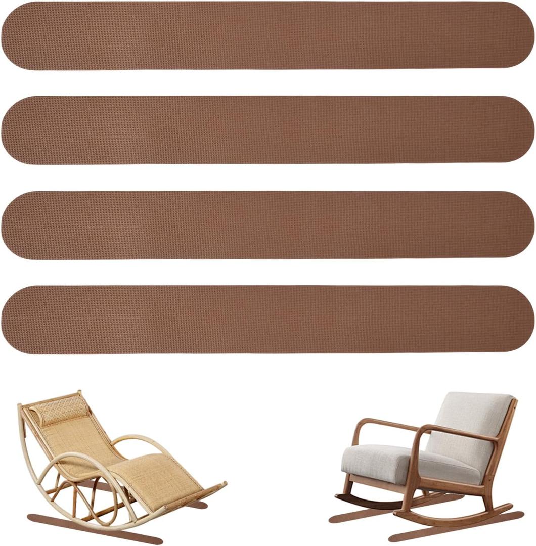 YeeBeny 4 Pack Non-Slip Furniture Rail Pads for Recliners, Recliner Pads for Hardwood Floors for Recliners, Sofas, Couch Recliner Floor Protectors Recliner Non-Slip Grips (30.31x3.9in)