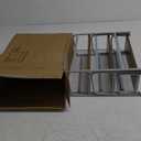 3-Tier Coffee Syrup Rack for Countertop, Large Capacity 12-Bottles Syrup Stand with Wood Shelf & Metal Frame for Coffee Bar, Premium Grey Coffee Organizer Station/Wine Rack for Kitchen Storage