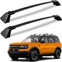 KINGGERI 265lbs Roof Racks Cross Bars Fit for Ford Bronco Sport (Off-Road) Badlands 2021-2025 & Outer-Banks 2022-2025 & First Edition 2021, Heavy Duty Aluminum Crossbars All Metal Luggage Accessories