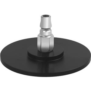 Large Suction Cup Base Adapter for Vac-U-Lock Machine Air Connector Device Attachments Accessory Gift 12cm/4.7in Diameter (Black)