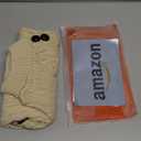 KYEESE Dog Sweater Warm Turtleneck Medium Dogs Sweater Thick Pet Coat for Fall Winter Cold Weather Stretchy Soft Pullover Dog Sweaters for Medium Dogs Girl (X-Large, 19-27lbs, 3# Beige)