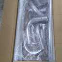 2.25'' Custom Exhaust Kit Universal Mild Steel 16 Gauge Tubing Mandrel Bend Pipe Straight & U-Bend (16PCS, 2 Packs)