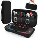 Vilante Carrying Case for Nintendo Switch 2 (2025),Protective Hard Shell Switch Travel Bag with 10 Game Card Slots Portable Pouch for Nintendo Switch 2 Case for Switch 2 Console and Accessories, Black