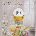 Needzo First Communion Mass Book Missal Keepsake Gift, 6 Inch