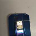 Smart Dual-Fuel Dual-Flame Lighter, Windproof Red Butane Torch & Kerosene Soft Flame, Arc Induction Ignition, Multiple Ignition Modes, Refillable & Rechargeable Lighters (Fuel Not Included) (Navy)