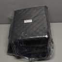 PETICON Large Dog Car Seat, Back Seat Extender for Dogs with 3 Mesh Windows, Waterproof Medium Carseat for Dogs with 4-Splice Hard Bottom, Pet Seat Cover for Cars, Trucks and SUVs (Black)