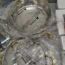 Chafing Dishes for Buffet 4 Pack, 6QT Round Chafing Dishes for Buffet [Elegant Gold and Silver Colors] Stainless Steel Chafing Dish Buffet Set for Any Party