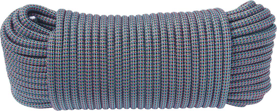 Mibro Diamond Braid Polypropylene Rope - 1/4in. x 100ft Model# 302961BG