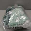 OLANLY Soft Microfiber Bathroom Toilet Lid Cover, Machine Washable Covers, 17.5x15, Stays in Place Rubber Backing, Fits Most Round, Elongated and Oblong Lids, Accessories Decor, Blackish Green