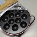 Electric Takoyaki Maker With Free Takoyaki Tools for Takoyaki Octopus Ball Cake Pop Ebelskiver 8 Inches Nonstick