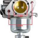 1685319-S Carburetor for Kohler 7000 Series KT735 KT730 KT725 KT740 KT745 22 HP 23 HP 24 HP 25 HP 26 HP Lawn Mower 7000 Series Air Filter Parts
