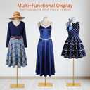 Sewing Adjustable Mannequin Torso for Female: Adjustable Height from 47.2 to 74.8 Inch Mannequin - Pinnable Female Dress Form with Support Metal Base for Dress Display and Sewing., Standard
