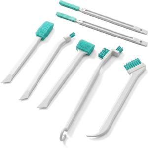 16 Piece Small Bottle Brushes for Cleaning Mini Crevice Brushes for Household Use Tiny Deep Detail Crevice Cleaner Brush for Humidifier Toaster Holes Corner Space Keyboard Bottle Tile