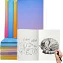 Blank Notebooks - Composition Notebooks 16 PCS A5 Aesthetic 4 Gradient Colors 8.3"x5.5" Unlined Notebook Bulk 72 Pages, for Students Take Note Journaling Writing Kids Drawing Office School Essentials