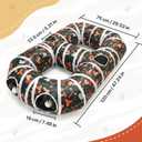 Cat Tunnel for Indoor Entertainment, Tear-Resistant Cat Play Tube with Play Ball, Collapsible Pet Tube with Interactive Peephole, Ideal for Outdoor Exercise for Kittens Puppies Rabbits (8-Shaped)