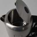 Amazon Basics Electric Stainless Steel Kettle for Tea and Coffee, BPA-Free, Fast Boiling, Auto Shut-Off, 1.1 Quarts, 1500W, Black and Silver