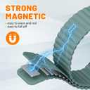 Magnetic Sport Bands for Apple Watch Band 38mm 40mm 41mm 42mm(series 11 10) iWatch bands for Women Men,Silicone Loop Strap Wristband for Apple Watch Series 11 10 9 8 7 6 5 4 3 SE 3/2nd Ultra/3/2 49mm