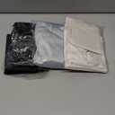 Amylove 9 Pcs Satin Game Toy Storage Bag Silk Drawstring Bags Gift Bags Pouches for Lightweight Toys Organizer Stuff Sack Foldable Travel Pouch for Women, 3 Sizes(Black, Beige, Light Gray)