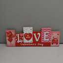 Valentine Decorations for Home & Valentines Day Decor, St. Patrick's Day Decorations Double-Sided Tabletop Wooden Sign, Farmhouse Centerpieces for Table, Desk, Mantel, Fireplace Indoor