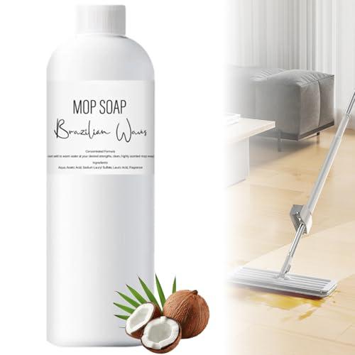 Traboto Mop Soap Brazilian Wave, Mop Soap for Floor Cleaning, Leaves a Luxury Lasting Scent, Brazilian Waves Mop Soap, Multisurface Bathroom & Kitchen Cleaner Supplies