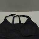 RUNNING GIRL Y-Back Sports Bras for Women, Medium Impact Wirefree Padded Bra Workout Crop Top Longline Sports Bra Push up (Large)