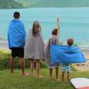 Super Towel for Sports, Travel & Beach  Lightweight, Compact, Absorbent, Quick-Dry, Soft Microfiber Suede  Great for yoga, pool, gym, bath, outdoors, anywhere! (Gray+White, M (40x20"))