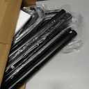 FILWH Coat Rack Freestanding Coat Tree Standing Coat and Hat Hanger Jacket Organizer Rack Metal,18.3" L x 18.3" W x 71.5" H, Black