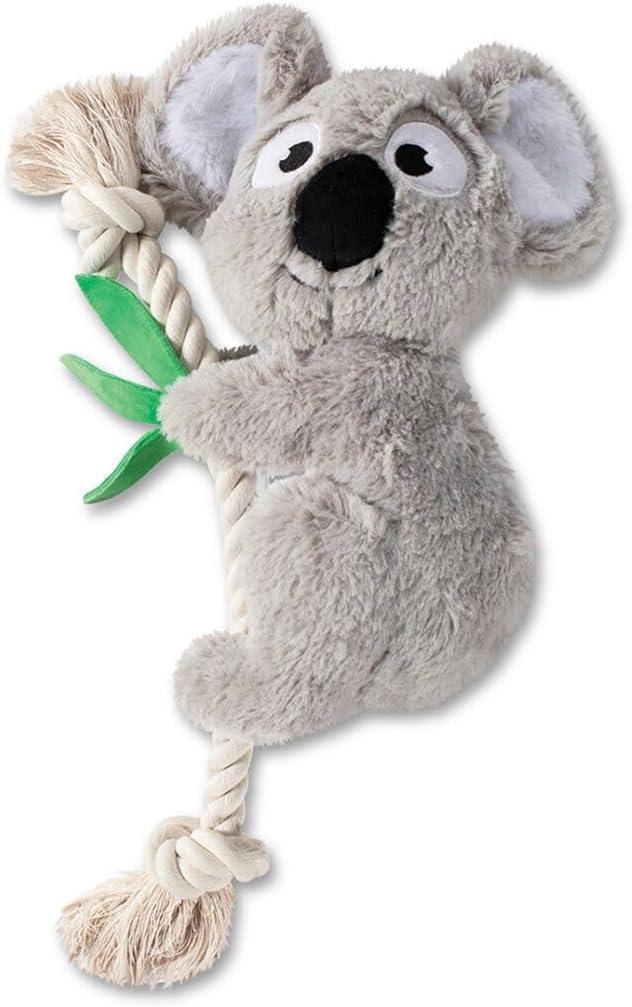 Fringe Studio Squeaker Pet Toy, Koala Bear (289652), Gray X-Large