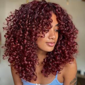 Curly Crochet Hair 14 Inch GoGo Curl Crochet Hair for Women Short Beach Curl Water Wave Crochet Braids for Women 7 Packs Curly Braiding Hair for Boho Braids (14 Inch, 1B/BUG)