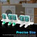 Water Inlet Valve Assembly for Samsung Washer WA52M7750AW/A4 WA52M7750AV/A4 WA52M8650AV/A4 WA52M8650AW/A4 WA52J8700AP/A2 WA52J8700AW/A2 WA50R5400AV/US WA48J7700AW A2 WA50F9A6DSW A2