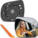 Compatible with Toyota Sienna Passenger Side Mirror 2011 2012 2013 2014 2015 2016 2017 2018 2019 - Right Side View Mirror Replacement Glass with Power Heated and Backing Plate