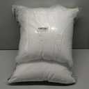 Oubonun 18"x18" Pillow Inserts (Set of 2) - Throw Pillow Inserts with 100% Cotton Cover - 18 Inch Square Interior Sofa Pillow Inserts - Decorative Pillow Insert Pair - White Couch Pillow