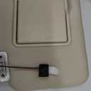 Sun Visor Fit for Nissan Titan 2004-2024 for QX56 Armada 2004-2014 Replacement 96401EZ10B with Light (Left Dirver Side(Beige))