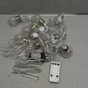 LitHome 240 LED Christmas Multicolor Curtain Lights, 8 Modes Wishing Ball Curtain Lights with Remote, Plug Globe Hanging String Light, Fairy Light for Indoor Bedroom Christmas Diwali Decor(Multicolor)