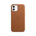 Apple iPhone 12 and iPhone 12 Pro Leather Case with Magsafe - Saddle Brown