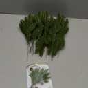 30PCS Christmas Pine Needles Green Artificial Pine Branches Fake Greenery Pine Picks for Christmas Crafts Garland Wreath Twigs Stems Tree Decorations