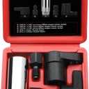 5 Pcs Automotive Oxygen Sensor Socket Wrench Remover tool and Thread Chaser Set