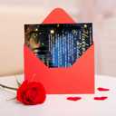 5 x FANCYLUCKY Funny Birthday Card for Husband, Romantic Husband Birthday Card Gifts from Wife, Bday Decoration for Husband
