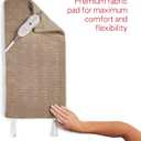 Sunbeam Premium Sunbeam Heating Pad with Compact Storage King Size Beige