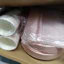 350 Pieces Baby Shower Decorations for Girl Serves 50 Guests, Floral Disposable Dinnerware Set, Pink and Rose Gold Paper Plates Cups Napkins with Plastic Cutlery