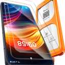 TOCOL for Samsung Galaxy S25 Screen Protector [9H Hardness] [Military Grade Shatterproof] HD Tempered Glass 2 Pack (Clear)