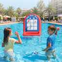 Funscape Kids Inflatable Dartboard Pool Toy, Fun Swimming Pool Soft Ball Toss Game, Outdoor Yard Water Target Sports Activity, Cool Summer Beach Party Gift 3 4 5 6 7 8 Yr Boy Girl Child-Dartboard, 35"x29.5"x3.2"