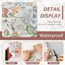 Vintage Floral Peel and Stick Wallpaper Floral Contact Paper for Cabinets and Drawers Flower Removable Self Adhesive Hydrangea Wallpaper for Bedroom Bathroom Waterproof Green Leaf 197inL17.3inW