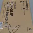 Titanium Cutting Board for Kitchen, Cutting Boards Non Toxic Double Sided Metal Pure Titanium and Wheat Straw PP Chopping Board Food Grade Easy to Clean Large Size 16"*10"*0.9"(Grey) (Gray)