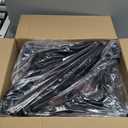 HOUSE DAY Black Velvet Hangers 60 Pack, Non Slip Clothes Felt Hanger Heavy Duty for Coat, Premium Slim Space Saving Suit Hangers for Closet Organizer, 360 Rotating Silver Hook