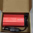 400W Power Inverter, FSATBTNE DC 12V to 110V AC Car Plug Adapter Outlet Converter with [65W PD USB-C] & [18W QC USB-A] Fast Charging Ports and 2 AC Outlets Car Power Inverters for Vehicles (Red)