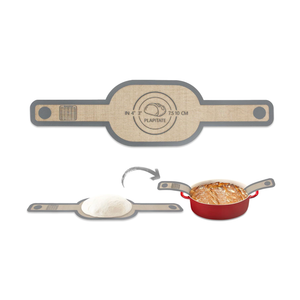 Silicone Bread Sling Dutch Oven Liner, Non-Stick & Easy Clean Reusable Oval Silicone Baking Mat with Long Handles, Easy to Transfer Sourdough