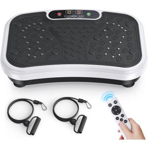 UTRYCO Whole Body Vibration Plate Exercise Machine Vibrating Plate Shaking with Weight 330lbs, Shake Plate Exercise Machine Vibration Platform for Fitness Equipment Workout